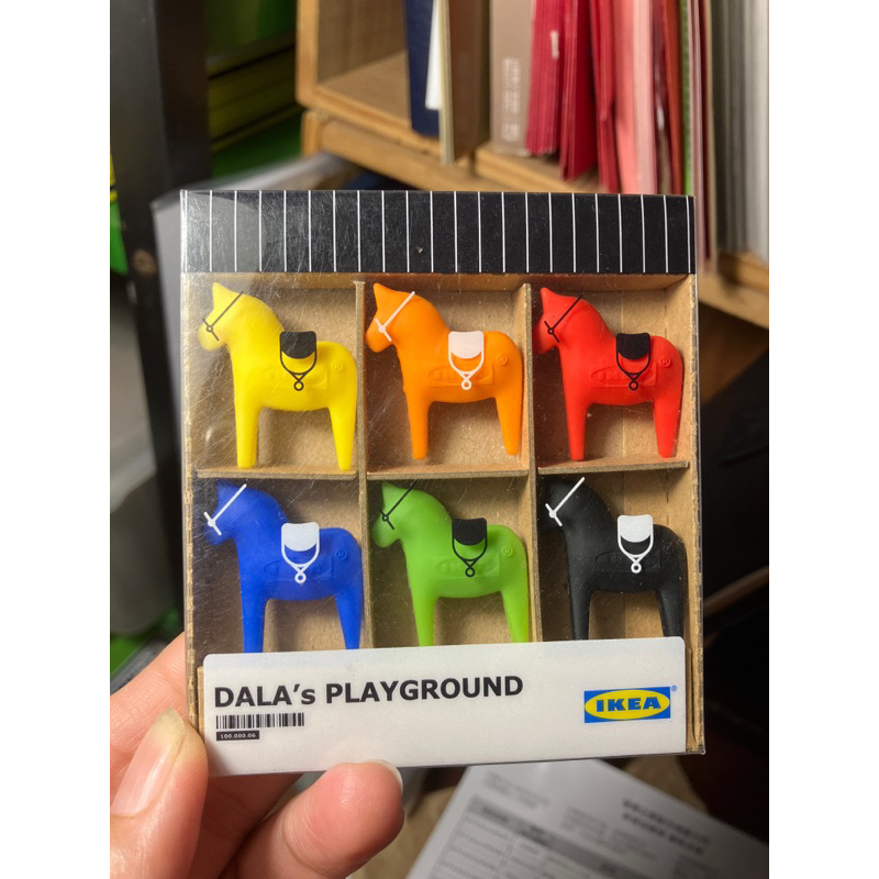 IKEA  DALA`s PLAYGROUND 達拉馬派對杯扣/馬克杯扣/2019會員禮/杯扣/卡扣/啤酒扣/六色一組