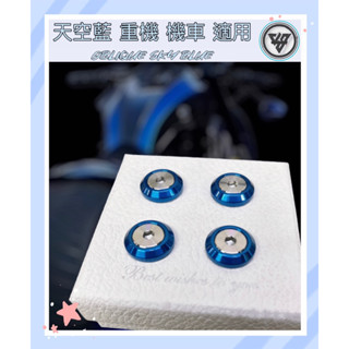 【JS臺灣純手工精密製造 斜面型 天空藍搭亮面螺絲 】汽車車牌螺絲 機車車牌螺絲 大牌螺絲 不鏽鋼螺絲