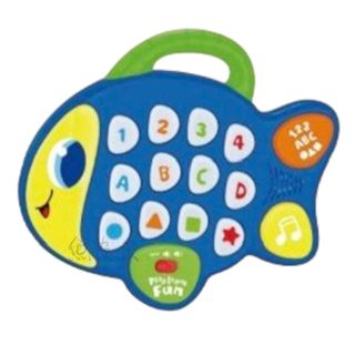 聲光學習小魚 聲光玩具 音樂模式 英文學習 形狀認知 早教玩具