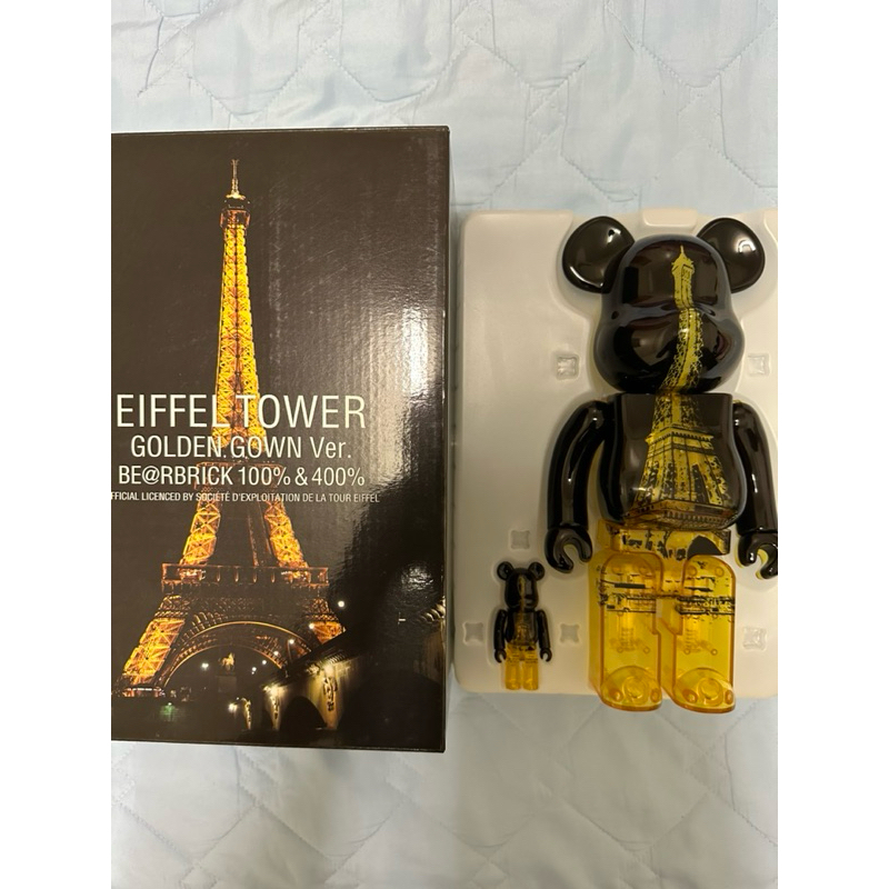 Be@rbrick 艾菲爾鐵塔 巴黎鐵塔400%+100%