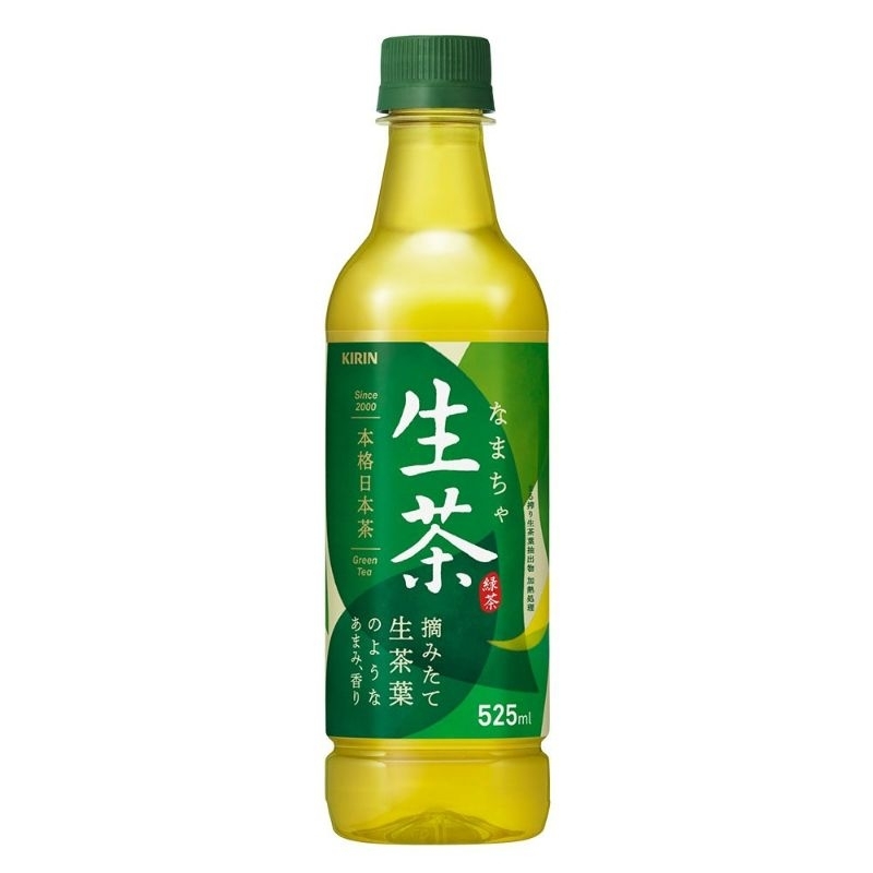 KIRIN 麒麟 KIRIN 生茶525mlx24入/箱(日本原裝進口) ✨５％蝦幣回饋✨
