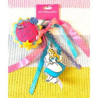 🇯🇵日本迪士尼樂園購入🐰愛麗絲夢遊仙境Alice in Wonderland吊飾 鑰匙圈🐰