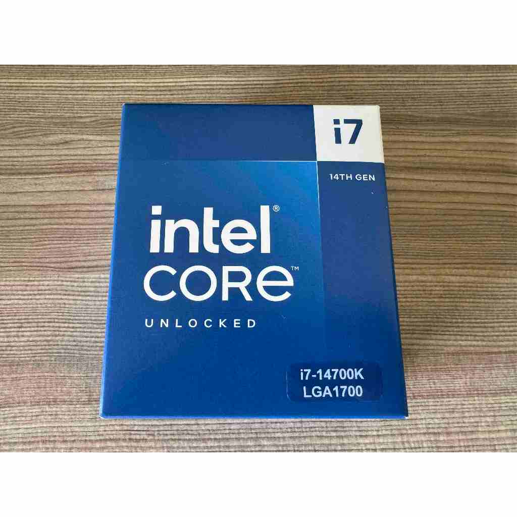 新竹市面交價12700元。售 全新未拆封 英代爾 Intel i7-14700K中央處理器 台灣代理商貨。