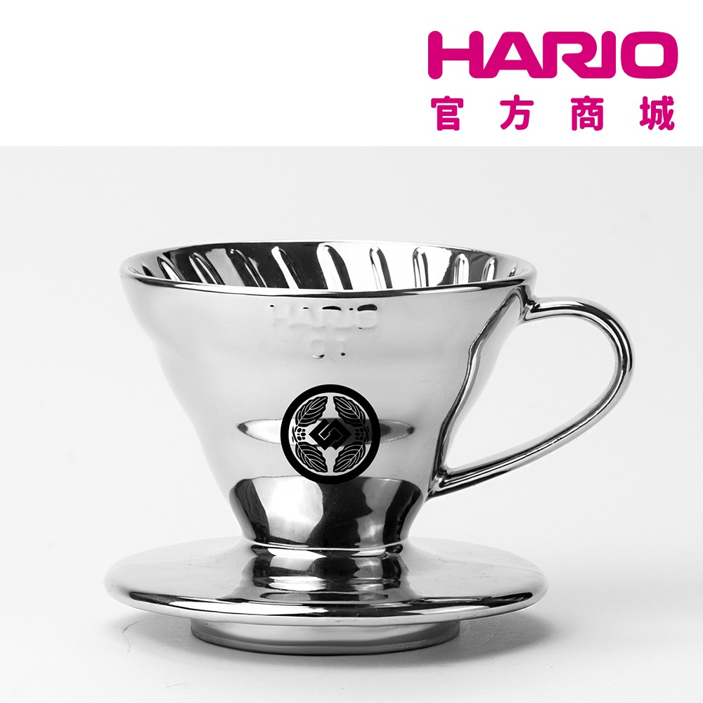 【HARIO】GLITCH聯名款 V60 01磁石濾杯 星鑽銀 VDC-01-GS【HARIO】