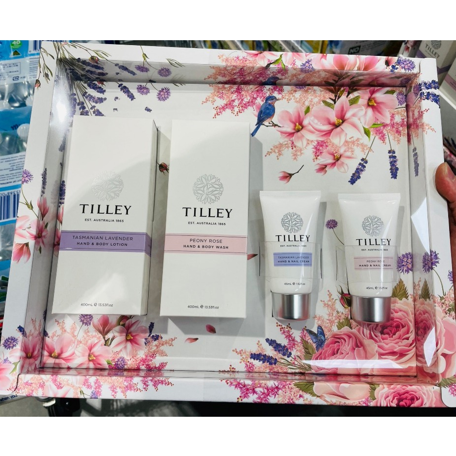Tilley 皇家特莉 身體洗護香氛禮盒 141606 香氛沐浴乳 護手霜 好市多代購下單前請先詢問庫存唷