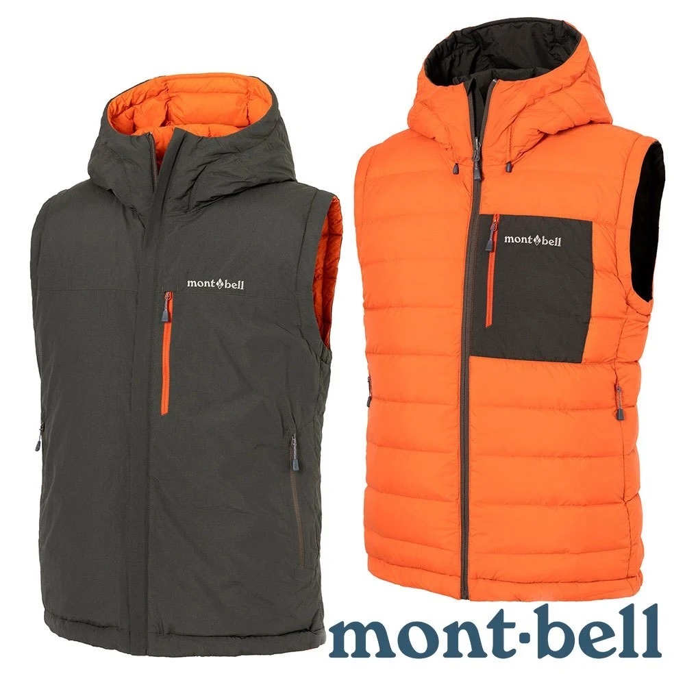 【mont-bell】COLORADO-男雙面羽絨背心(FP650) 『深綠』1101681 戶外 露營 登山 健行