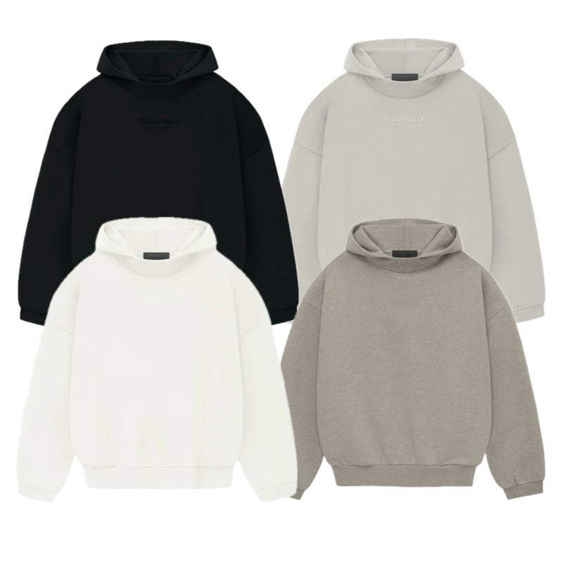 〖LIT-select〗FOG Essentials 23FW Hoodie 帽T 膠條 膠字