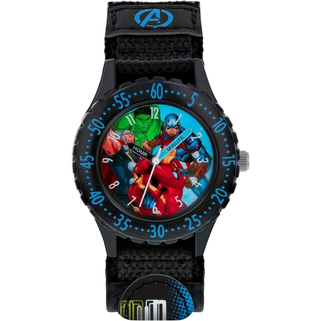 預購❤️正版❤️英國迪士尼 Marvel 復仇者聯盟 鋼鐵人美國隊長Avengers 兒童 手錶 指針手錶 學習手錶
