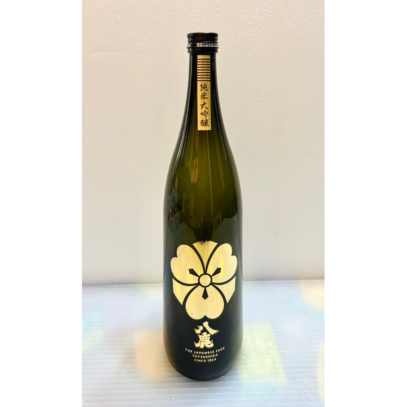 日本酒 八鹿純米大吟釀 (金) 0.75L「空酒瓶」