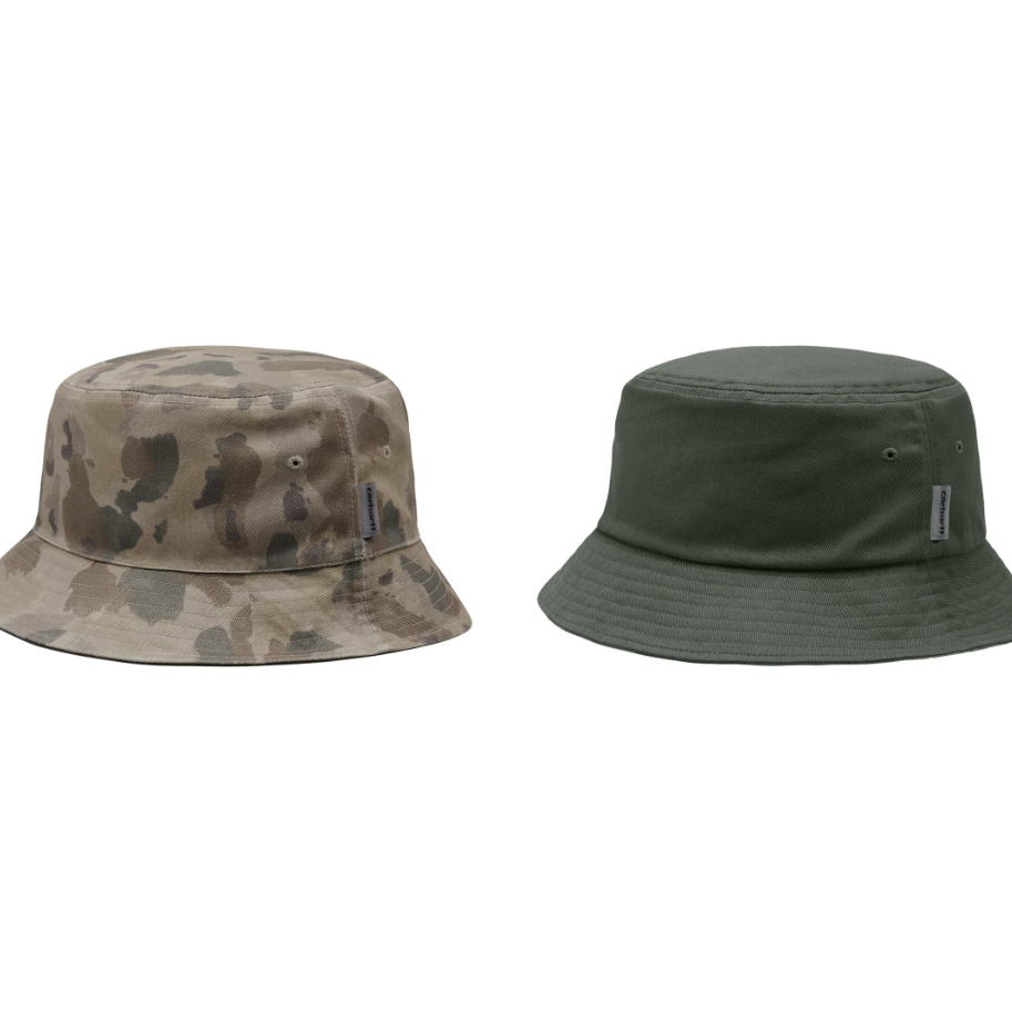 《現貨》CARHARTT WIP Tide Reversible Bucket Hat迷彩漁夫帽 雙面 水桶帽 野外露營