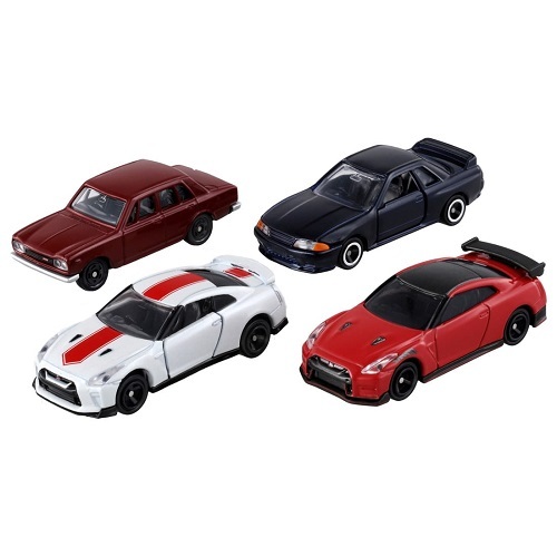 TOMICA GT-R 50週年車組 多美小汽車 NISSAN 4台入