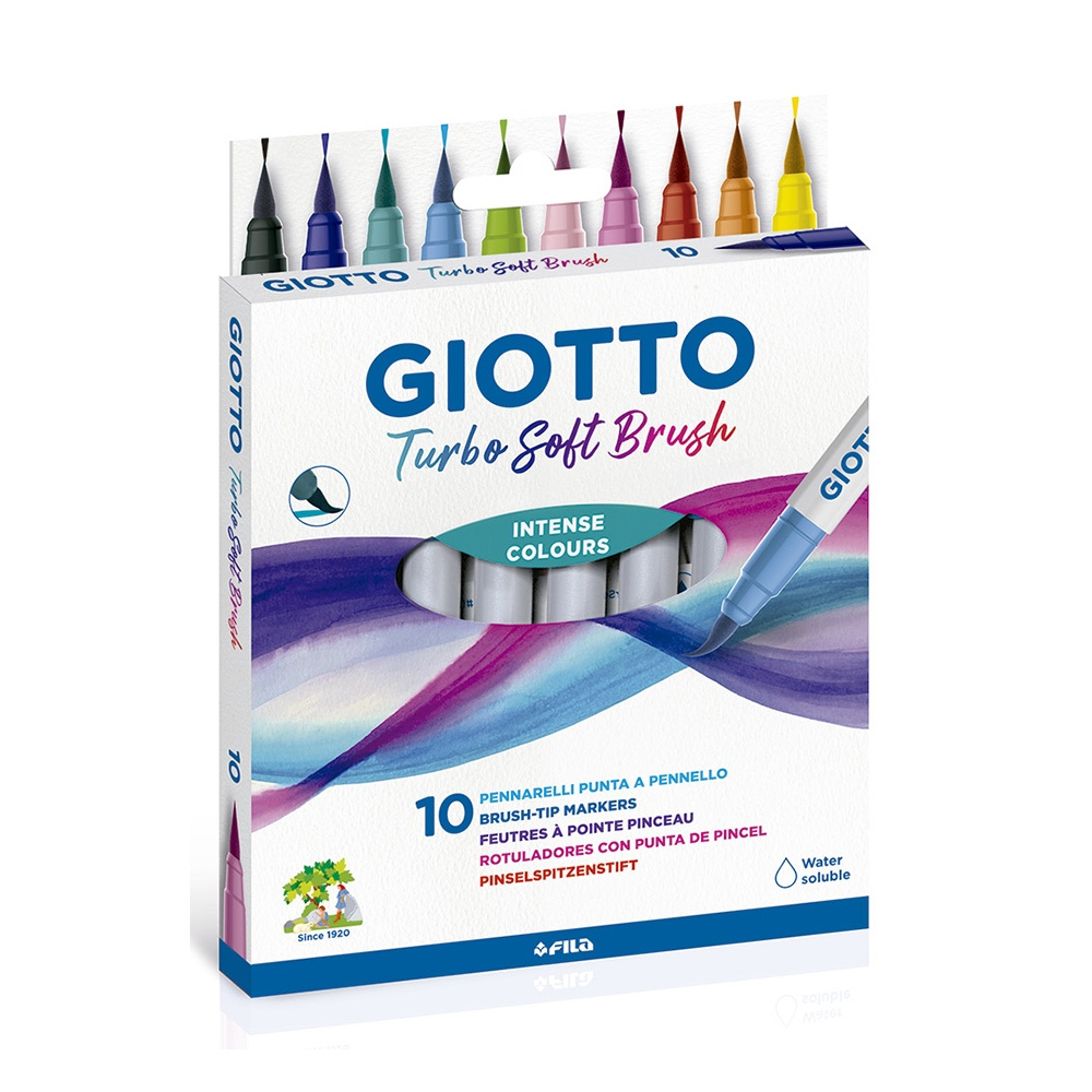 義大利 Giotto 軟刷頭藝術筆 10色 (GOF426800)