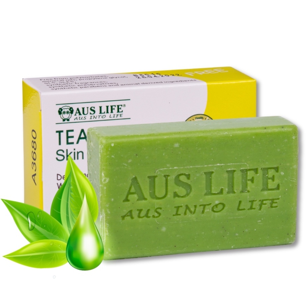 【AUS LIFE 澳思萊】BP茶樹精油淨膚美肌皂（100g±5g）