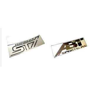 [[瘋馬車舖]]現貨板橋 STI電鍍貼紙 鏡面貼紙 - impreza, forester, xv, outback