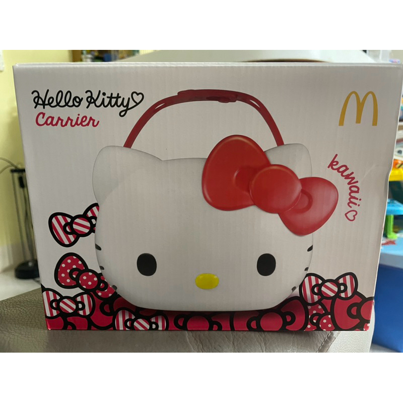 現貨全新台灣正版麥當勞～Hello kitty 萬用置物籃，車用日常用