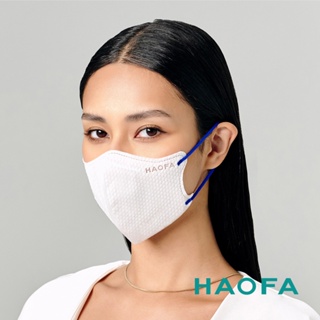 HAOFA氣密型99%防護醫療N95口罩彩耳款-藍色(10入)
