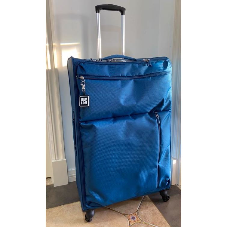 超極輕2.1kg 28吋牛津布拉桿箱行李箱旅行箱藍色廉價航空首選