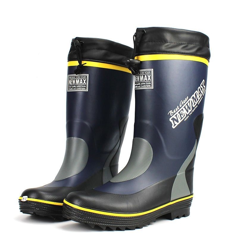 （日本品牌）天然橡膠可收口釣魚防水防滑雨鞋