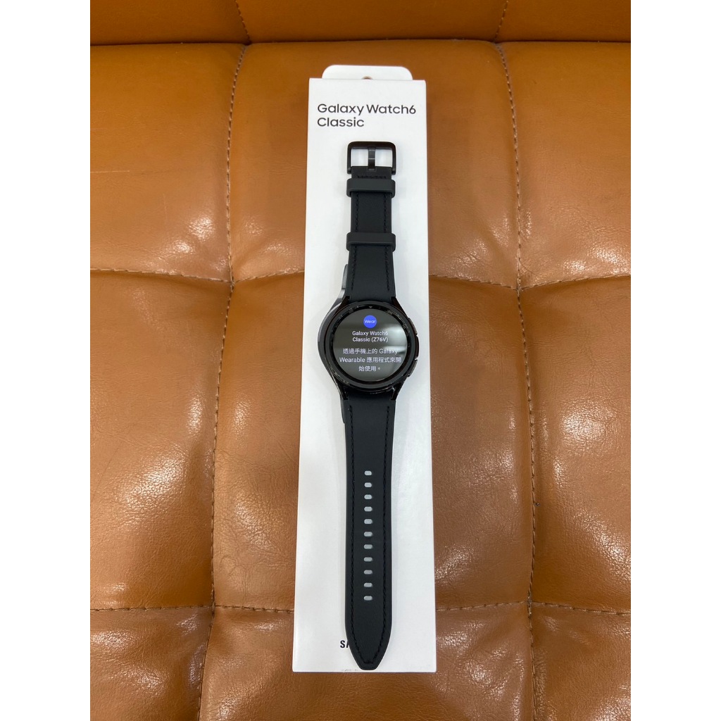 【艾爾巴二手】三星Galaxy Watch6 Classic 43mm GPS版 黑#保固中#智慧手錶#板橋店BZ76V