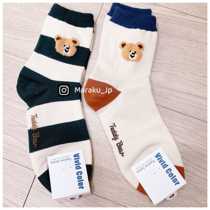 超可愛 韓國🇰🇷襪襪 襪子 小熊 熊熊 狗狗 微笑 愛心 柴犬 科基 兔子 長襪