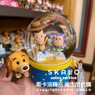 SKALO-［玩具總動員水晶球］上海迪士尼 玩具 胡迪 巴斯光年 Disney