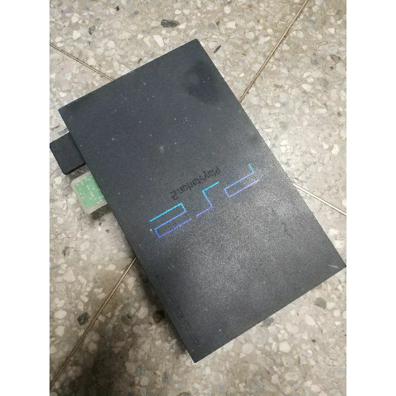 不知好壞 當零件機 PS2 SONY SCPH-39006 無原廠震動手把 記憶卡 AV線 電源線