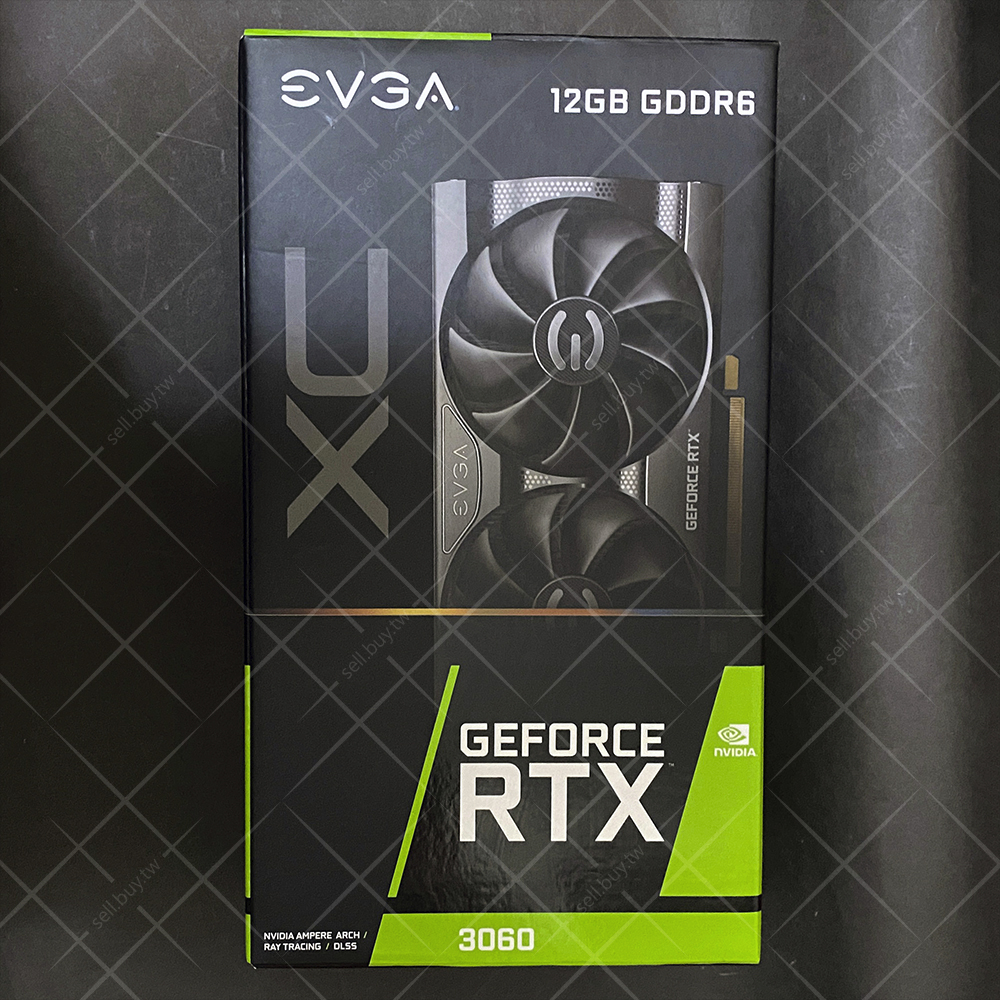 EVGA 艾維克 RTX 3060 12GB  RTX3060 12G 顯示卡 顯卡 12G-P5-3657-RX