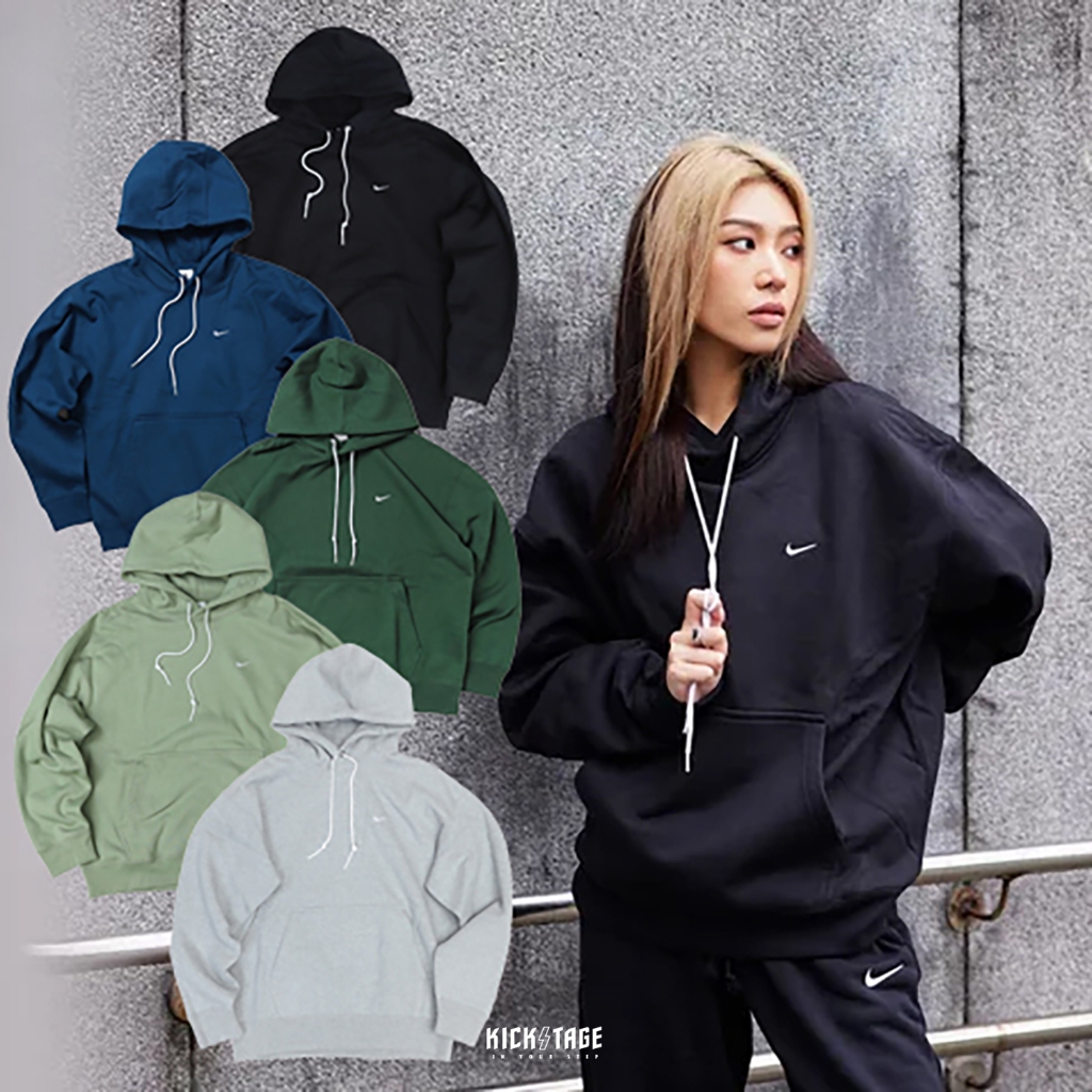 NIKE LAB FLEECE HOODIE 四色 刺繡小勾 內刷毛 帽T【DA0316】【DX1356】男女款