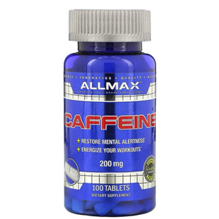 預購 ALLMAX Nutrition, Caffeine 咖啡因萃取錠，200 毫克，100 片