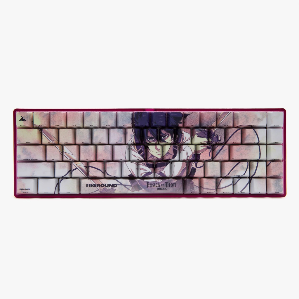Higround AOT2  Base 65 Keyboard - MIKASA 進擊的巨人 米卡莎 電競鍵盤 現貨