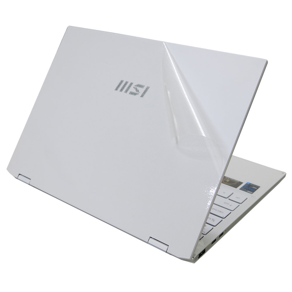 【Ez】MSI Summit E13 Flip Evo A13MT 透明菱格紋 機身貼 (含上蓋貼、鍵盤週圍貼、底部貼)