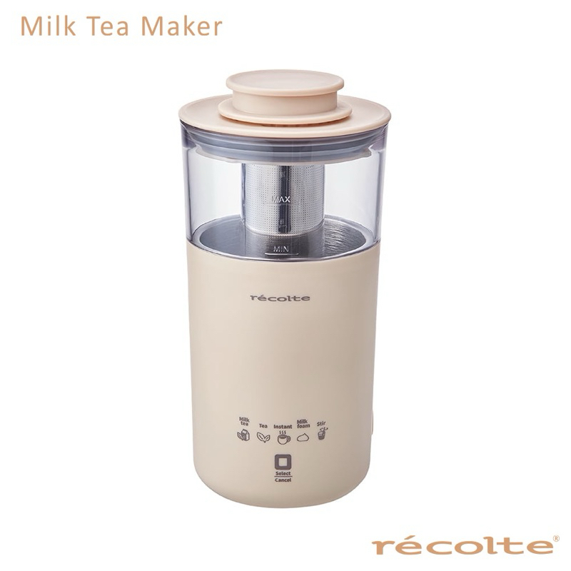 ❤️全新❤️交換禮物首選❤️recolte日本麗克特 Milk Tea奶茶機  一機五役 奶茶 茶 奶泡 即溶咖啡 攪拌