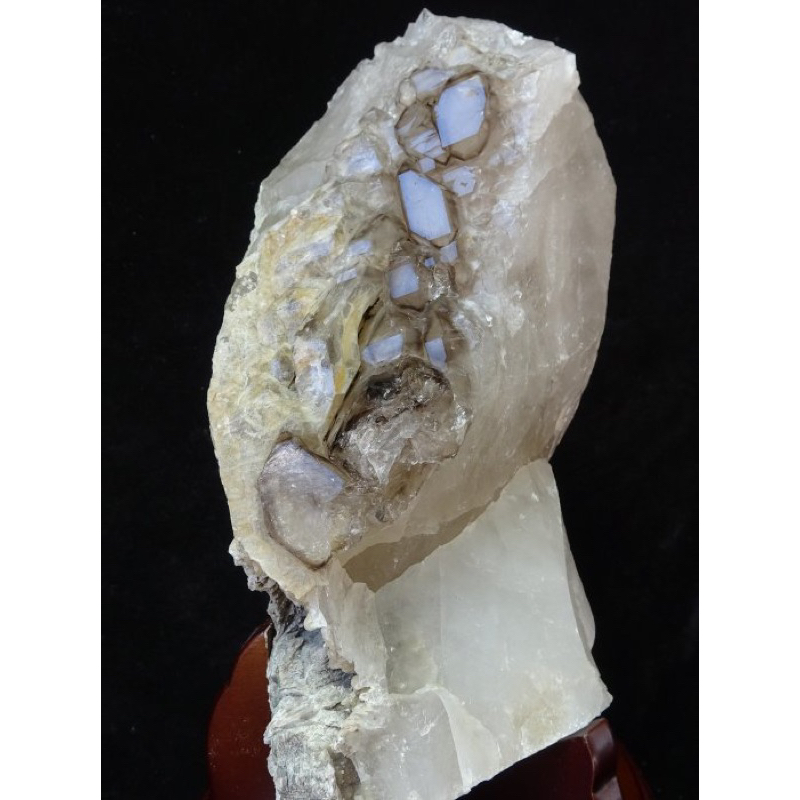 ~shalin-crystal~巴西鱷魚骨幹水晶~3.75公斤~完整度高~生長力旺盛背面長出很多小骨幹~低價起標!