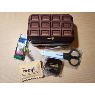 全新現貨 Meiji明治巧克力針線盒/針線組/針線盒（可面交）