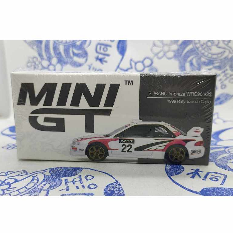 (現貨) Mini GT 564 左駕 Subaru Impreza WRC98 #22