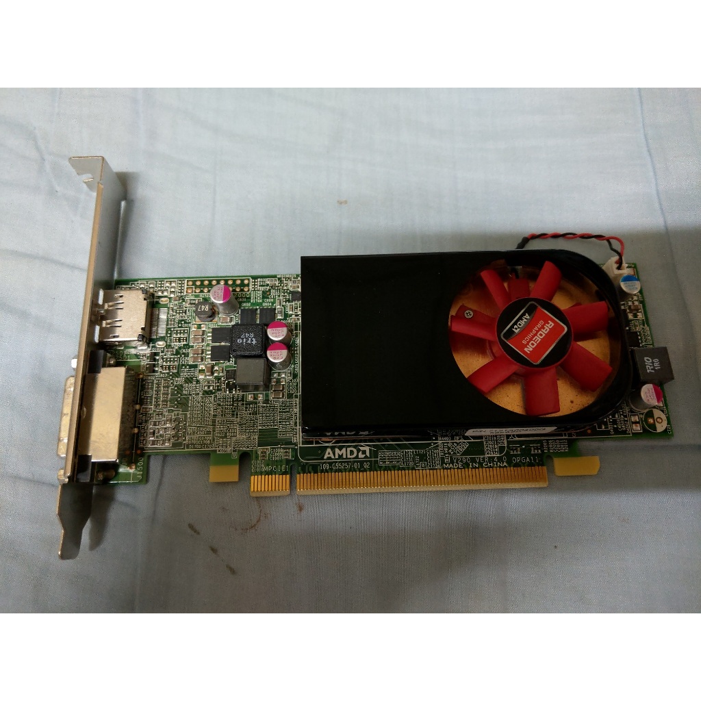 AMD Radeon V290 PCIE 2GB DP DVI顯示卡拆機2手良品
