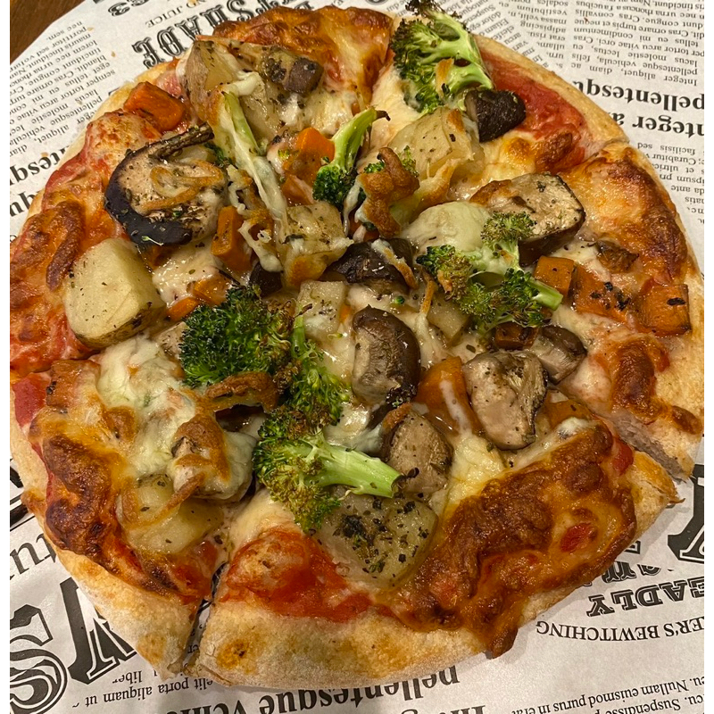 香菇馬鈴薯🍕 三隻小豬手工冷凍披薩🍕