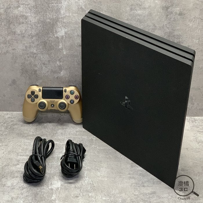 『澄橘』SONY PS4 PRO 1TB CUH-7017B 電玩 遊戲 主機 黑 二手 無盒裝《歡迎折抵》A60711