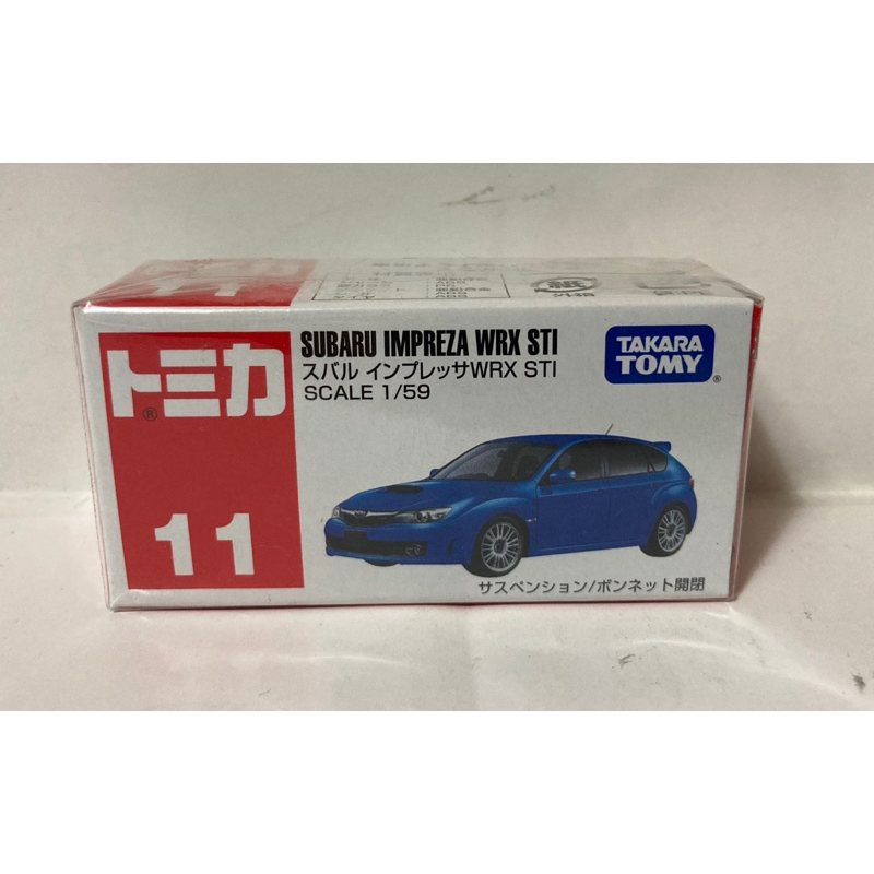 多美 Tomica 11 Subaru Impreza Wrx Sti