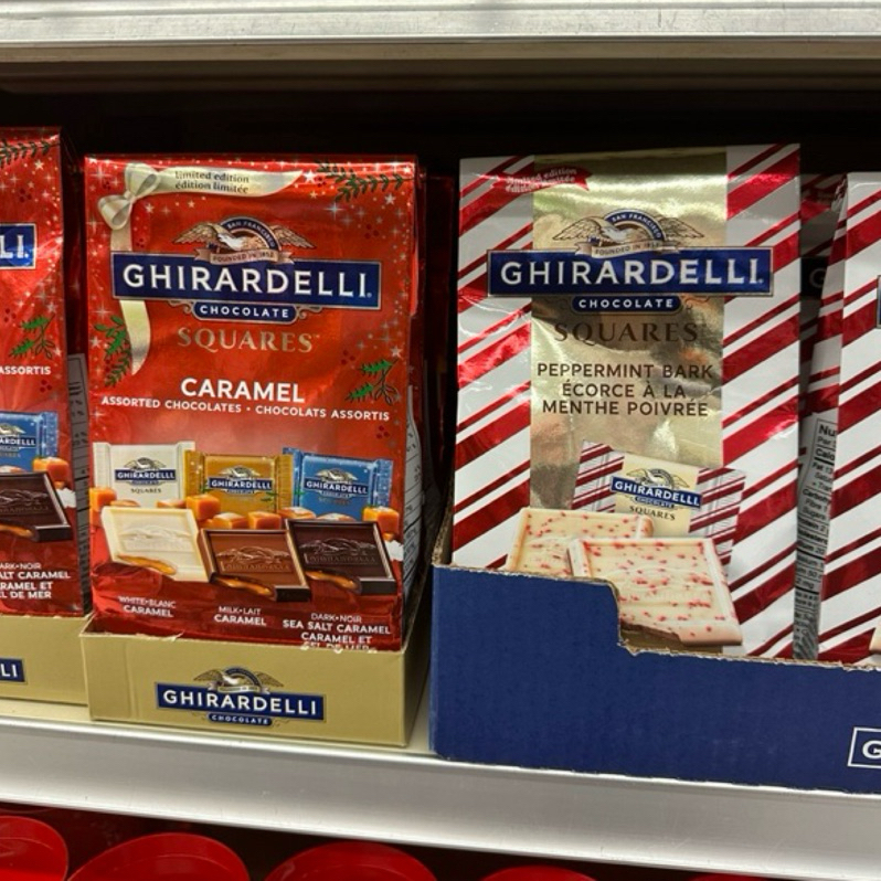Ghirardelli 聖誕限定焦糖巧克力/薄荷口味 袋裝