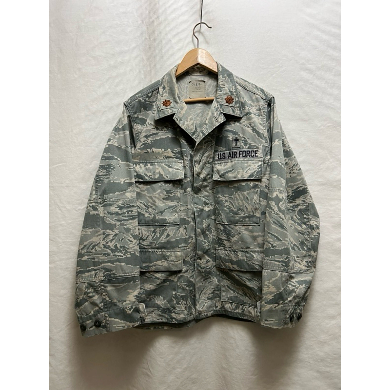 311-33🇺🇸美軍公發 US AIR FORCE ABU 空軍虎斑迷彩襯衫 尺寸：42S 美軍流出品