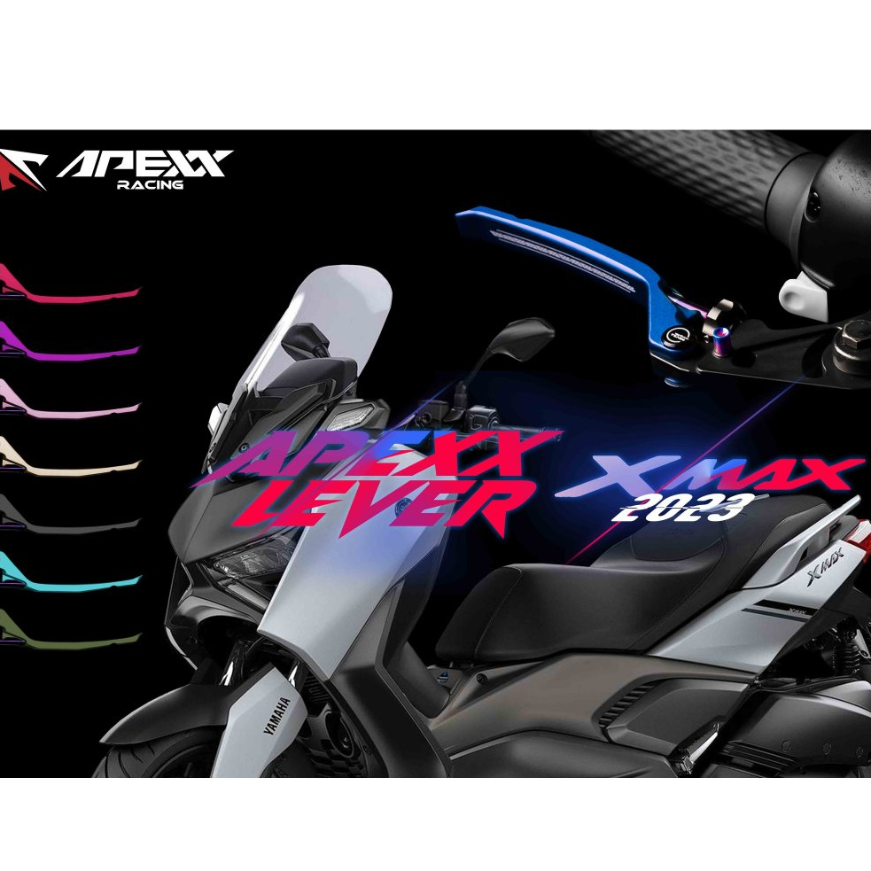 APEXX XMAX 300 2023 鍛造 鋁合金 煞車拉桿 剎車拉桿 手剎車 手煞車 駐車 可調 拉桿 手把 把手