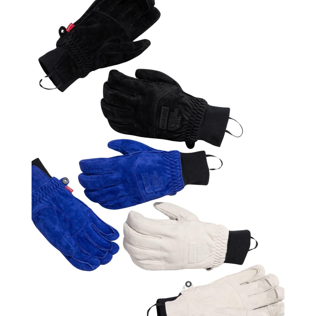 【紐約范特西】預購 SUPREME FW23 THE NORTH FACE  SUEDE GLOVE 手套