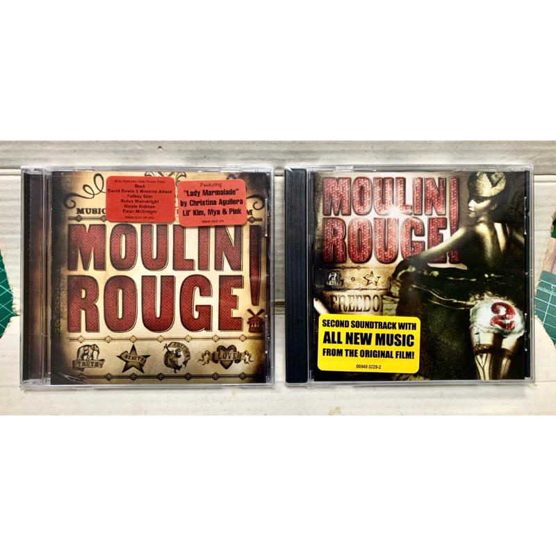 美版 Moulin Rouge 紅磨坊 Soundtrack 電影原聲帶 1 &amp; 2 CD