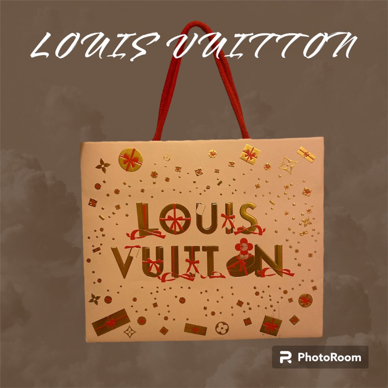 【法國精品紙袋】LV Louis Vuitton 聖誕款LongChamp Pierre Hermé GODIVA歐蘇丹