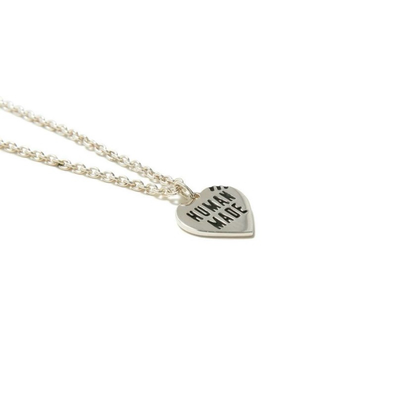 2023SS HUMAN MADE HEART SILVER NECKLACE 限量項鍊 愛心