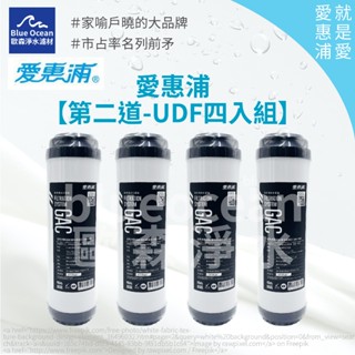 【BlueOcean歐森】愛惠浦everpure UDF四入/GAC濾心/RO濾芯/第二道