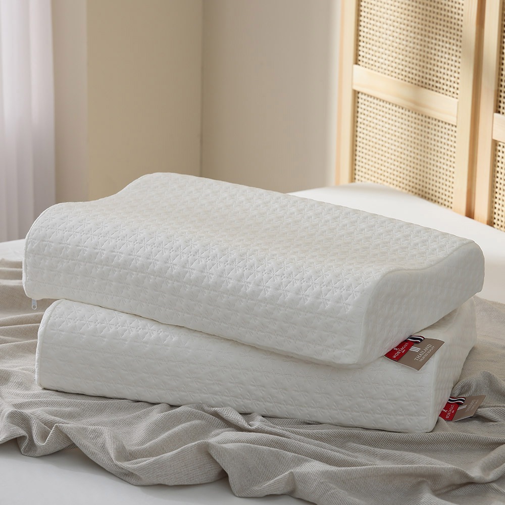 泰天然-乳膠枕(人體工學款-60x40cm)