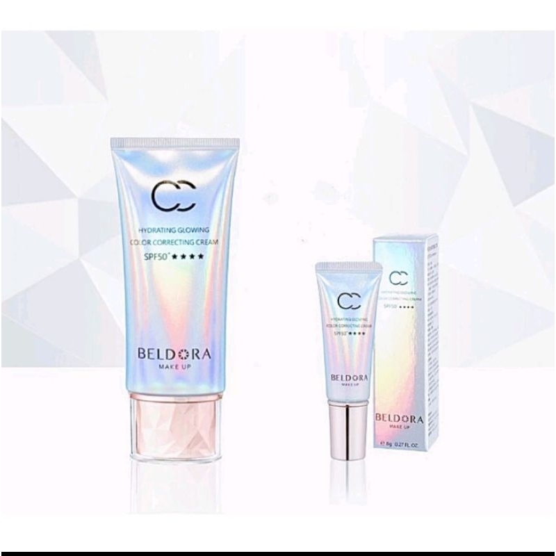 最新效期2026/12月BELDORA 蓓朵娜 保濕光感防曬CC霜SPF50+ ★★★★(極光CC霜50g、8g