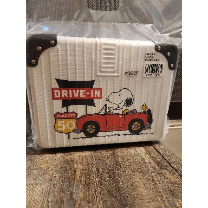 特價出清現貨，7-11福袋行李箱snoopy